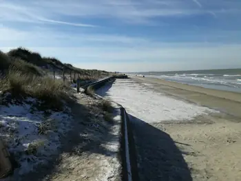 De Panne in de sneeuw (België)